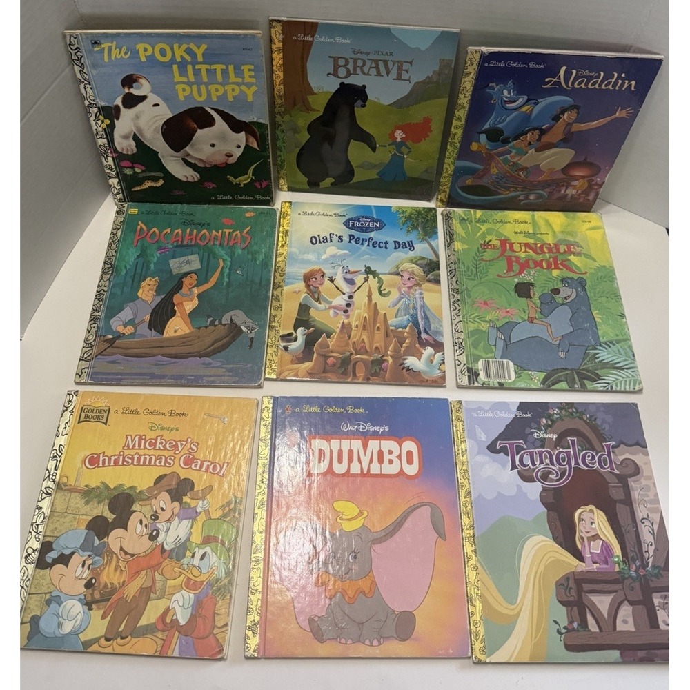Lot of 22 Little Golden Books Disney Frozen Mickey Mouse Poky Little Puppy Paws